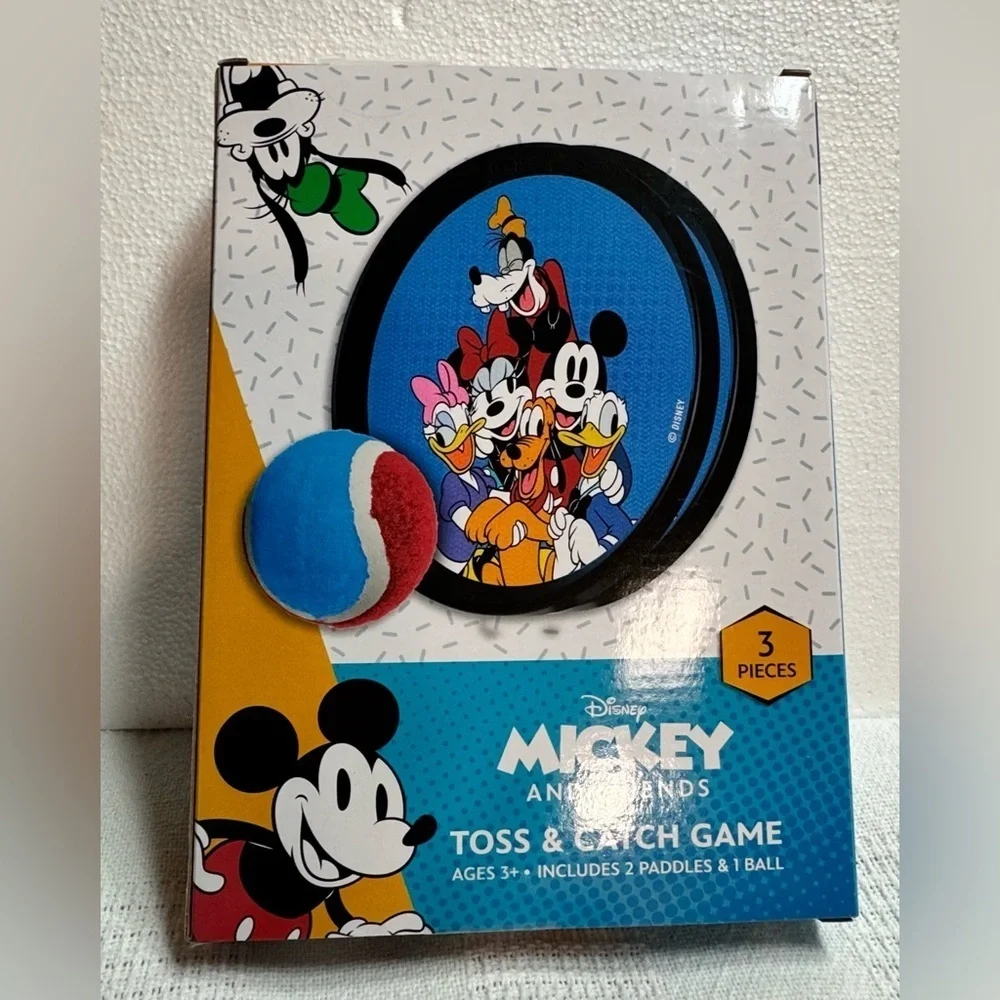 Disney Mickey and Friends Toss & Catch Game - Blue and Red
